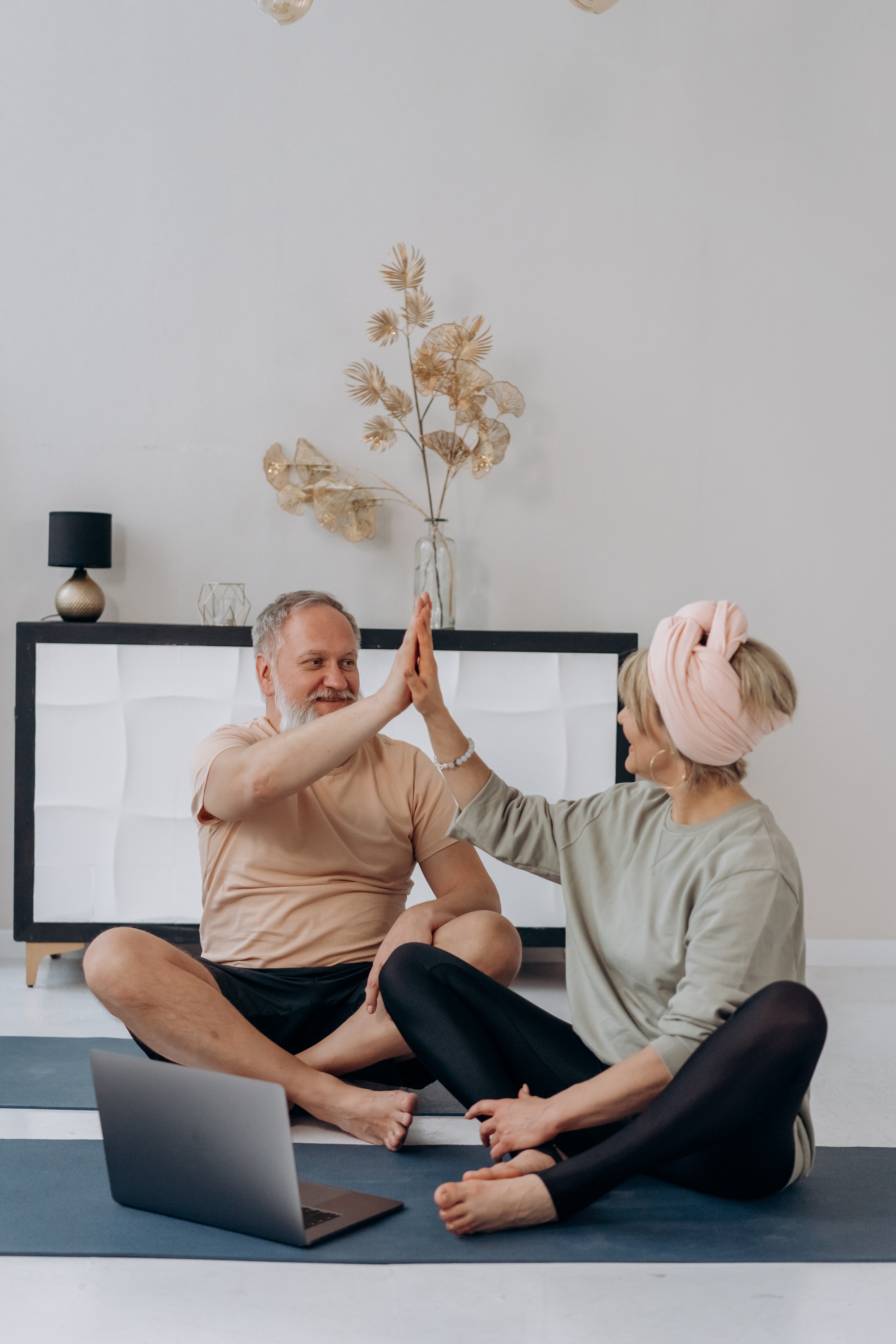 Senior People Taking to Nurse in Nursing Home